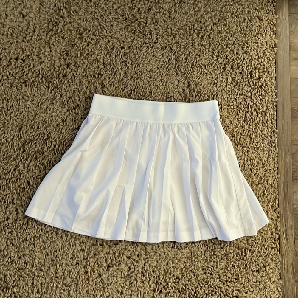 Pleated tennis skirt